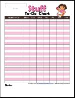 free printable chore charts