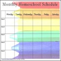 5 Free Printable Homeschool Schedules and Printable Homeschool Forms ...