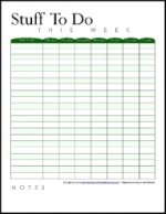 free printable chore charts